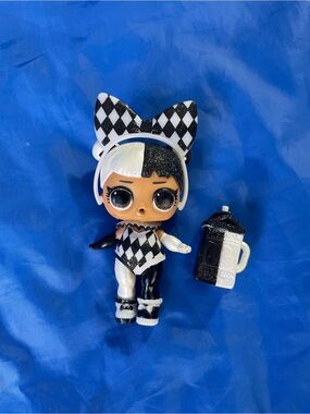 LOL Surprise Lights Glitter Harlequin Girl Doll with Bottle - Incomplete